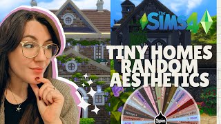 Tiny homes based off RANDOM AESTHETICS - Sims 4
