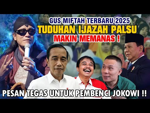 GUS MIFTAH TERBARU 2025 LAMONGAN | PESAN TEGAS UNTUK PEMBENCI JOKOWI‼️100% PALING LUCU