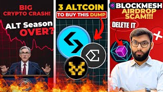 🚨 Biggest Crypto Crash Coming? | Blockmesh New Scam | Crypto News Today