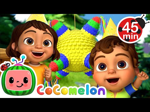 Dale Dale Piñata Birthday Party! 🎈🥳 | CoComelon Nursery Rhymes and Kids Songs | Animals for Kids