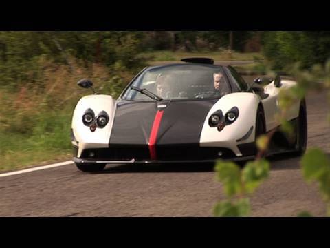Pagani Cinque Roadster driven
