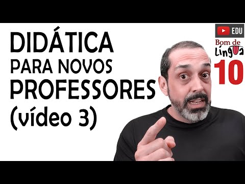 DIDÁTICA para novos PROFESSORES (3) #bdl