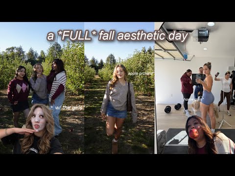 the *IT GIRL* fall day | apple picking, getting ready, getting food