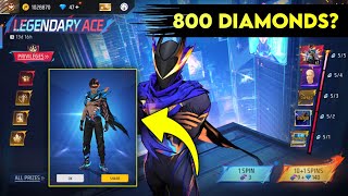FREE FIRE NEW LEGENDARY ACE EVENT | NEW MIDNIGHT ACE BUNDLE | FREE FIRE NEW EVENT - GARENA FREE FIRE