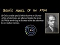 Bohr's Model of the Atom Concepts