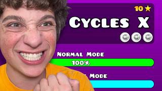 🔴VERIFYING CYCLES X!🔴93%, 33-100%x2🔴DAY 48🔴GEOMETRY DASHING🔴