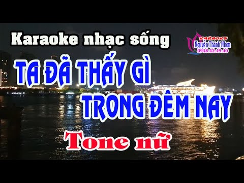 Karaoke TA ĐÃ THẤY GÌ TRONG ĐÊM NAY – BEAT NỮ