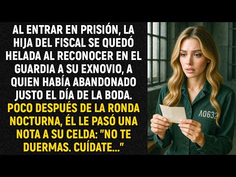 Al entrar en prisión, la hija del fiscal se quedó helada al reconocer en el guardia a su exnovio, a