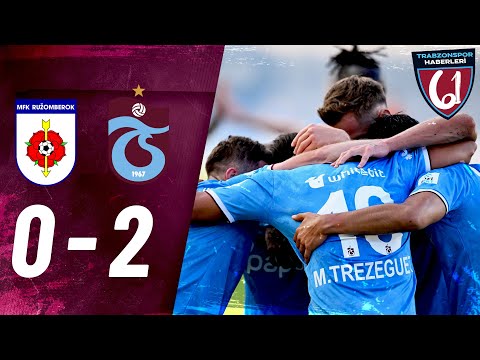 Ruzomberok 0-2 Trabzonspor MAÇ ÖZETİ VE GOLLERİ | UEFA Avrupa Ligi Maçı