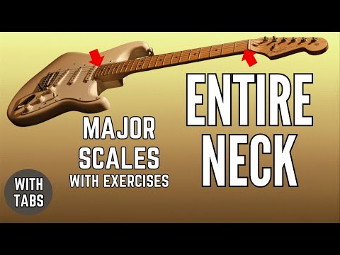 Connect Major Scales Across The Entire Neck - with EXERCISES and TABS