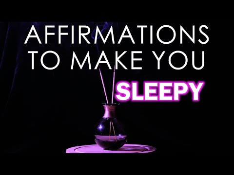 Affirmations To Make You SLEEPY Before Bedtime - A sleep Meditation