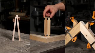 목재를 고정하는 7가지 놀라운 방법 #woodworking #woodworkinghacks
