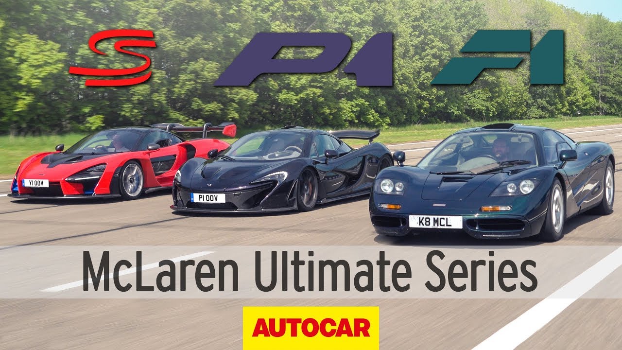 McLaren F1 vs. P1 vs. Senna: Ultimate Series review - Autocar Heroes