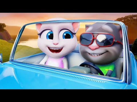 Talking Tom - Tom’s New Car - Hit the Road 3 - Episode 239 | Super Toons for Kids