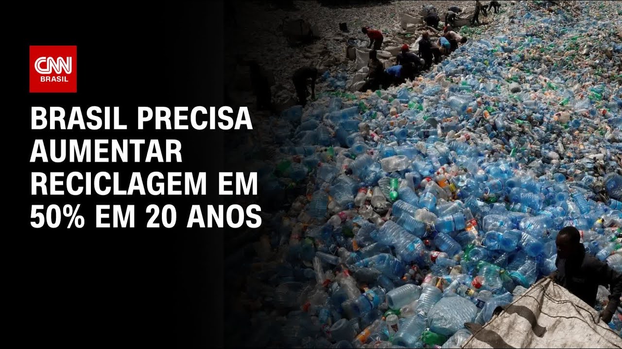 Brasil precisa aumentar reciclagem em 50% em 20 anos – CNN Prime Time – Fonte: CNN Brasil