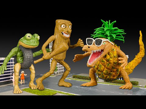 Making TUNG TUNG TUNG SHAHUR vs CROCODILDO PENISSINI vs BONECA AMBALABU - Brainrot memes with clay