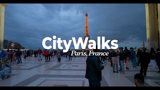 Paris Night Walk | Around the Eiffel Tower’s Lights & Views