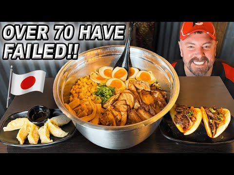 Over 70 People Have Failed This "Behemoth" Japanese Ramen Challenge in Louisville, Kentucky!!