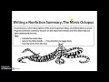 Summarizing Nonfiction Texts Effectively