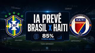 INTELIGÊNCIA ARTIFICIAL PREVÊ PLACAR DE BRASIL X HAITI: PINTOU ZEBRA? BRASIL X HAITI COPA DO MUNDO