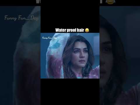 Water Proof Hair...๐๐ Kriti Sanon.. #funny #short #ytshort