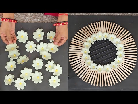Superb Room decor craft ideas _ Waste Ice Cream sticks using wall decor _ DIY Room decor craft