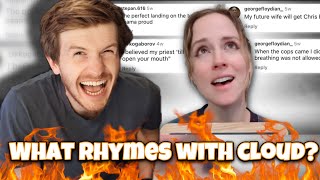 BEST ONE YET! 😂 What rhymes with CLOUD? - Ani Brava's Wild Comment Section - REACTION!!