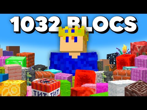 J'ai Récolté TOUS LES BLOCS de Minecraft en 24h..