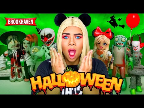 CONCURSO de HALLOWEN en BROOKHAVEN 🧟‍♀️👻 Roblox