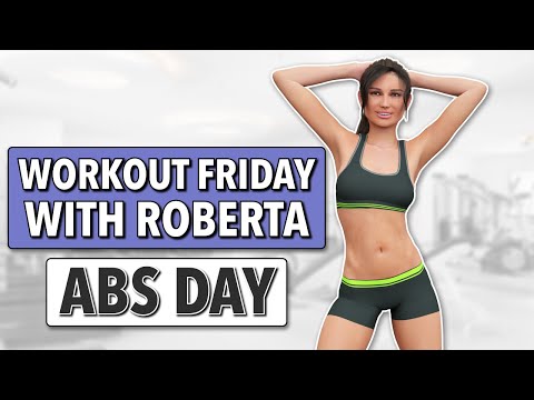 Best Ab Exercises to Lose Belly Fat - Workout Friday with Roberta