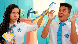 RAFAEL NÃO QUER MAIS ESCOVAR OS DENTES - EDUCATIVO PARA CRIANÇAS COM HÁBITOS SAUDÁVEIS 👋🏻LIBRAS👋🏾