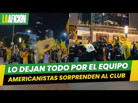 Aficionados del América llevan 'serenata' y piden tricampeonato en Puebla