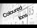 Colorimetry and Transition Metal Complexes