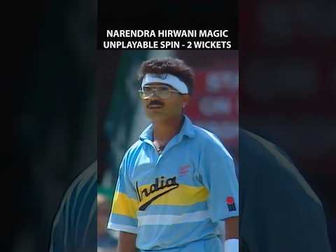 Narendra Hirwani Unplayble spin: Lara, Richardson Gone - Analysis #cricket #short #cricketlover