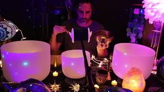 ASMR - 3DIO SINGING BOWL MEDITATION | Relaxation | stress relief