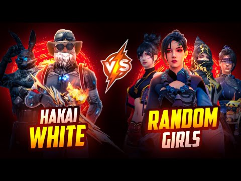 HAKAITV🗿 & WHITE444🐰 vs 4 Girls💅