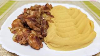 Готовлю по старинке, ПРАВИЛЬНО И ВКУСНО. Нежное гороховое пюре с сочной курочкой.