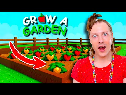 JE FAIS POUSSER DES FRUITS DORÉS DANS MON JARDIN ROBLOX ! 🤩 - Nadège Candle