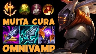Querem ver o Master Yi com curinha?! 🩸 (Omni-vamp)