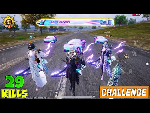 😱 OMG !! USING MY NEW MYTHIC MCLAREN SPECIAL SKIN TO CHALLENGE GOD LEVEL ENEMIES IN LAST ZONE BGMI