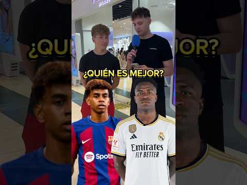 LAMINE YAMAL vs VINICIUS #Futbol #Football #Opinion #LamineYamal #Vinicius #Deportes