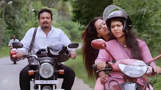 इस तरह हमेशा हीरोइन के पीछे बाइक चलाता एक हीरो होगा। South indian romantic movie scene, Hindi Movie