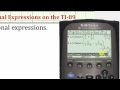 TI-89 Graphing Calculator: Rational Expressions