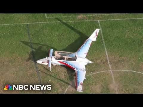 YouTube video thumbnail: Two People Injured After an Emergency Landing in Southern California