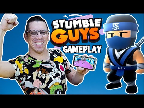 Stumble Guy‪s‬ - Gameplay - Primeira Vitória