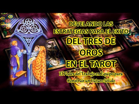 ☪️ SIGNIFICADO DEL 3  DE OROS | TRABAJA EN EQUIPO PARA ALCANZAR EL EXITO | CURSO DE TAROT