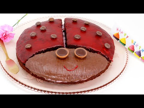 Dieser MARIENKÄFER-KUCHEN ist (fast) zu süß zum Anschneiden! 🐞🎂