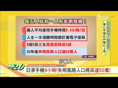 日滑手機9小時！失明風險人口將高達50萬！ 健康2.0