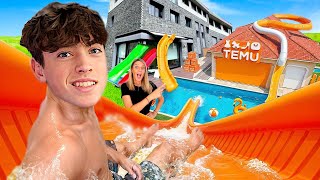 CONSTRUIMOS UN PARQUE ACUÁTICO EN CASA CON PRODUCTOS DE TEMU