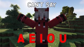 Minecraft, But I Can't Say ANY Vowel